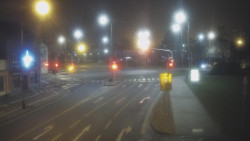 Křižovatka ulic Komenského a Velké Novosady