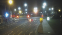 Křižovatka ulic Komenského a Velké Novosady