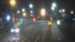 Křižovatka ulic Komenského a Velké Novosady