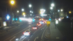 Křižovatka ulic Komenského a Velké Novosady