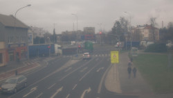 Křižovatka ulic Komenského a Velké Novosady