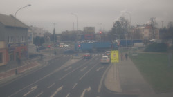 Křižovatka ulic Komenského a Velké Novosady