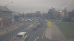 Křižovatka ulic Komenského a Velké Novosady