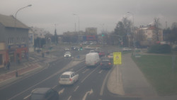 Křižovatka ulic Komenského a Velké Novosady