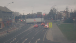 Křižovatka ulic Komenského a Velké Novosady