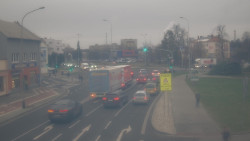 Křižovatka ulic Komenského a Velké Novosady