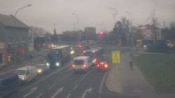 Křižovatka ulic Komenského a Velké Novosady