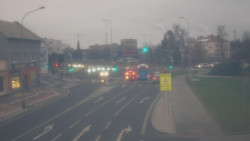 Křižovatka ulic Komenského a Velké Novosady