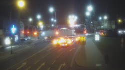 Křižovatka ulic Komenského a Velké Novosady