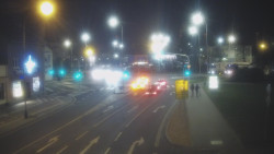 Křižovatka ulic Komenského a Velké Novosady