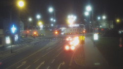 Křižovatka ulic Komenského a Velké Novosady