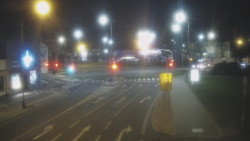 Křižovatka ulic Komenského a Velké Novosady