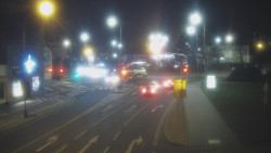 Křižovatka ulic Komenského a Velké Novosady