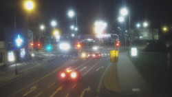 Křižovatka ulic Komenského a Velké Novosady