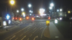 Křižovatka ulic Komenského a Velké Novosady