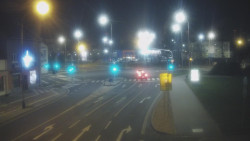 Křižovatka ulic Komenského a Velké Novosady