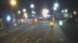 Křižovatka ulic Komenského a Velké Novosady