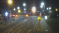 Křižovatka ulic Komenského a Velké Novosady