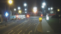 Křižovatka ulic Komenského a Velké Novosady