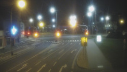 Křižovatka ulic Komenského a Velké Novosady