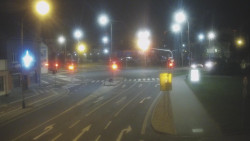 Křižovatka ulic Komenského a Velké Novosady