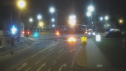 Křižovatka ulic Komenského a Velké Novosady