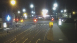 Křižovatka ulic Komenského a Velké Novosady