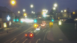 Křižovatka ulic Komenského a Velké Novosady