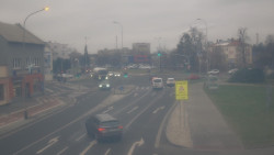 Křižovatka ulic Komenského a Velké Novosady