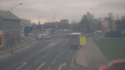 Křižovatka ulic Komenského a Velké Novosady