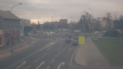 Křižovatka ulic Komenského a Velké Novosady