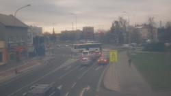 Křižovatka ulic Komenského a Velké Novosady