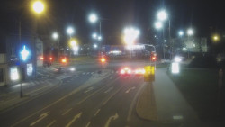 Křižovatka ulic Komenského a Velké Novosady