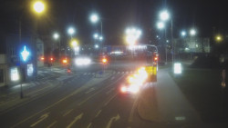 Křižovatka ulic Komenského a Velké Novosady