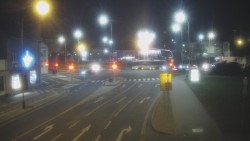 Křižovatka ulic Komenského a Velké Novosady