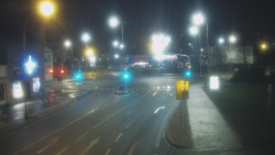 Křižovatka ulic Komenského a Velké Novosady