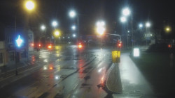 Křižovatka ulic Komenského a Velké Novosady