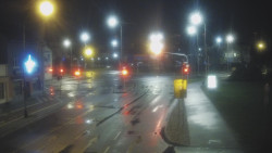 Křižovatka ulic Komenského a Velké Novosady