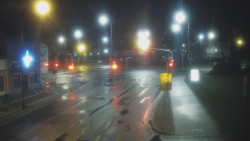 Křižovatka ulic Komenského a Velké Novosady