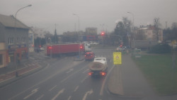 Křižovatka ulic Komenského a Velké Novosady