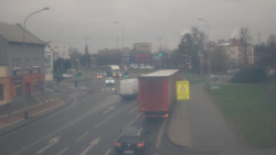 Křižovatka ulic Komenského a Velké Novosady