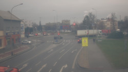 Křižovatka ulic Komenského a Velké Novosady