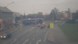 Křižovatka ulic Komenského a Velké Novosady