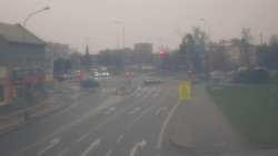 Křižovatka ulic Komenského a Velké Novosady