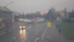 Křižovatka ulic Komenského a Velké Novosady