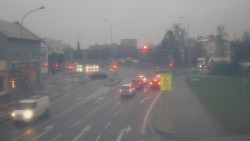 Křižovatka ulic Komenského a Velké Novosady