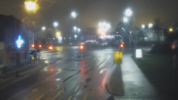 Křižovatka ulic Komenského a Velké Novosady