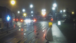 Křižovatka ulic Komenského a Velké Novosady