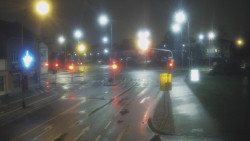 Křižovatka ulic Komenského a Velké Novosady