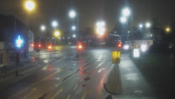 Křižovatka ulic Komenského a Velké Novosady